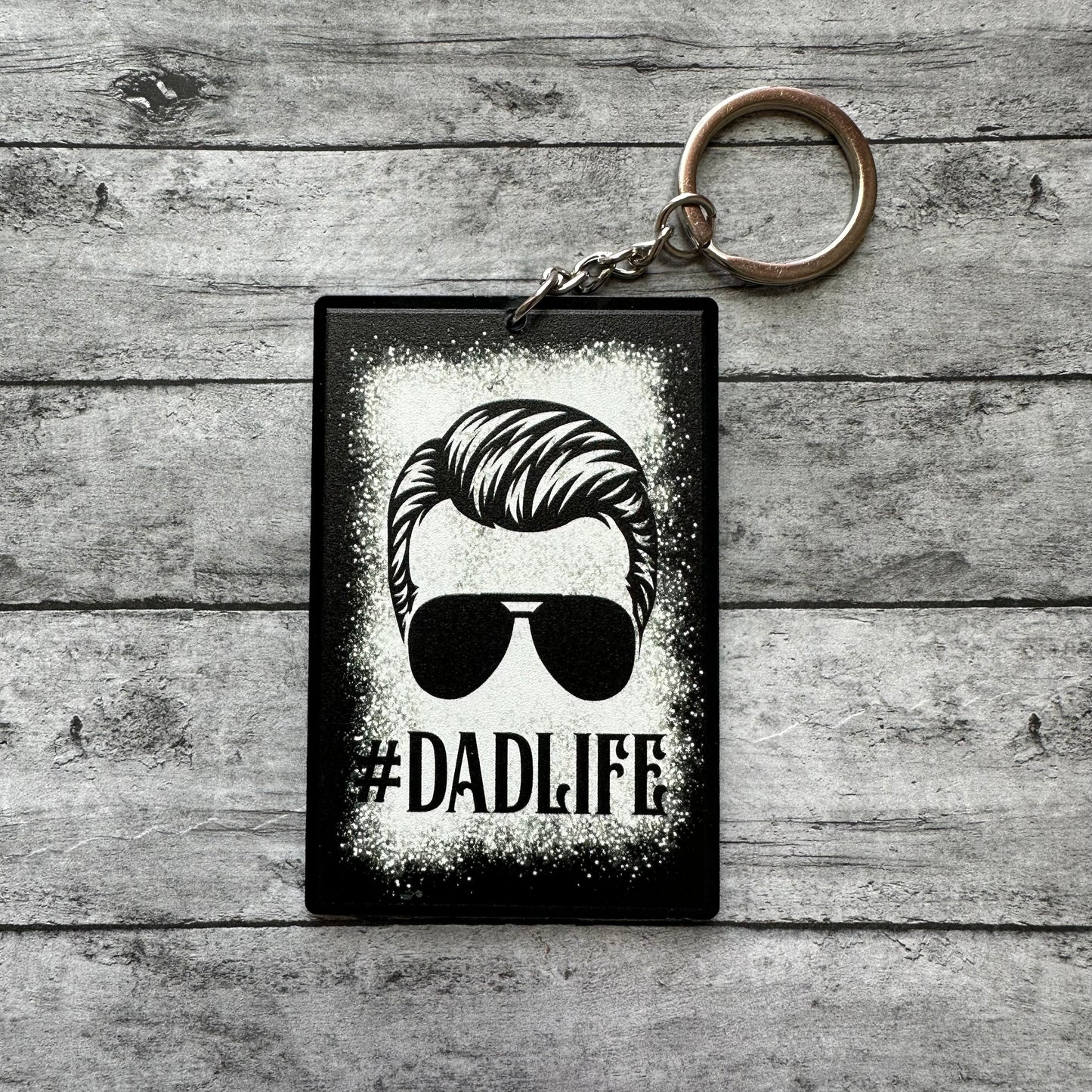Dad Life Hair Keychain