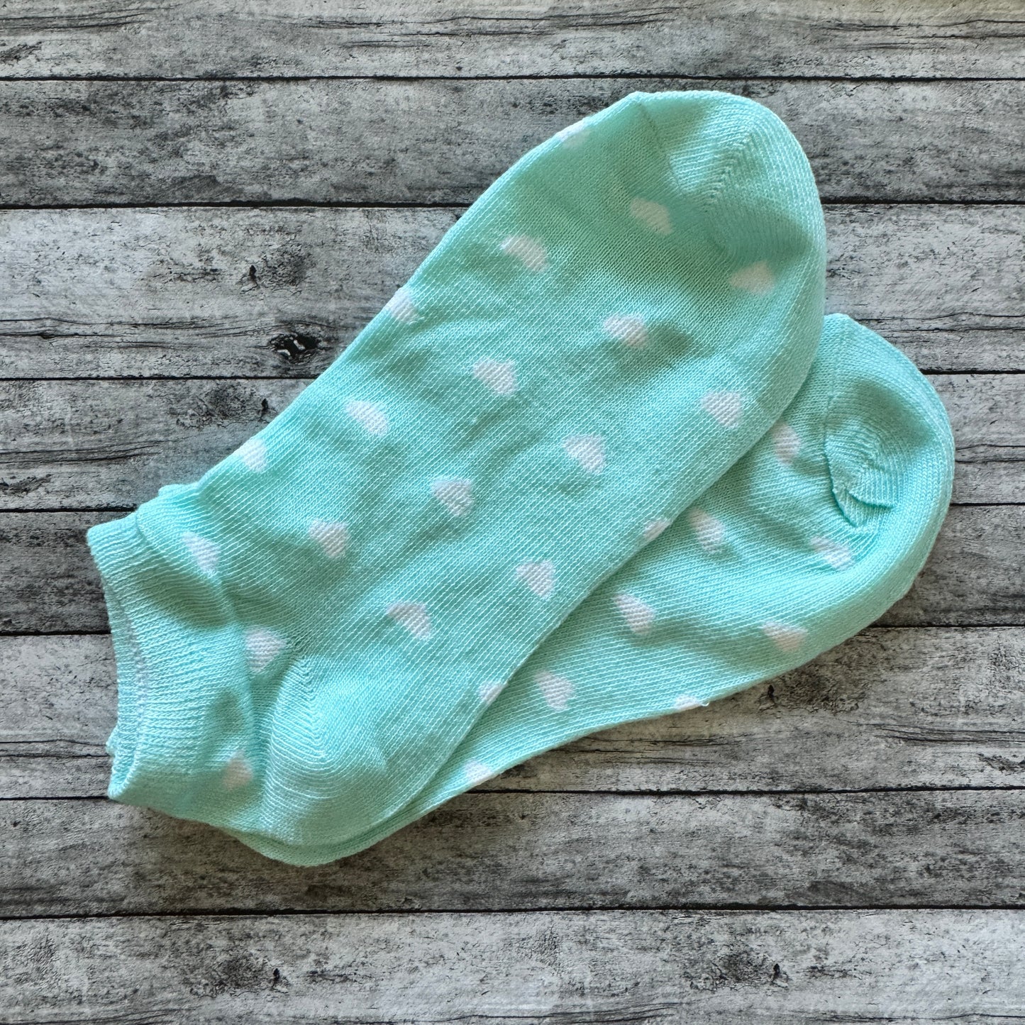 Women’s Mint Heart Socks