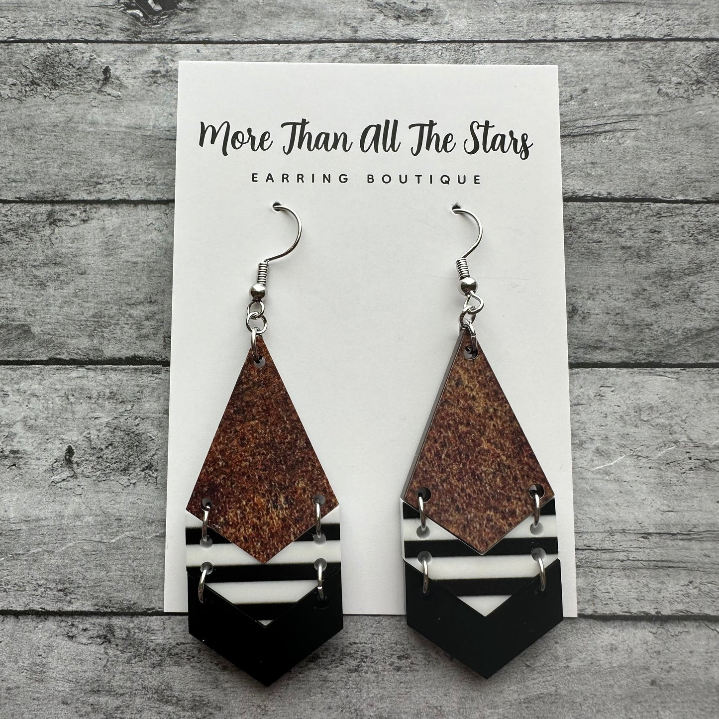 Layered Stripes Earrings