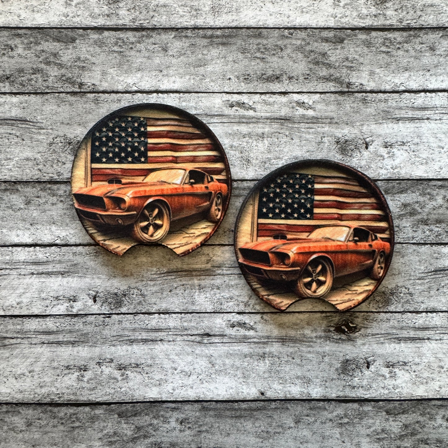 American Hotrod Neoprene Car Coaster