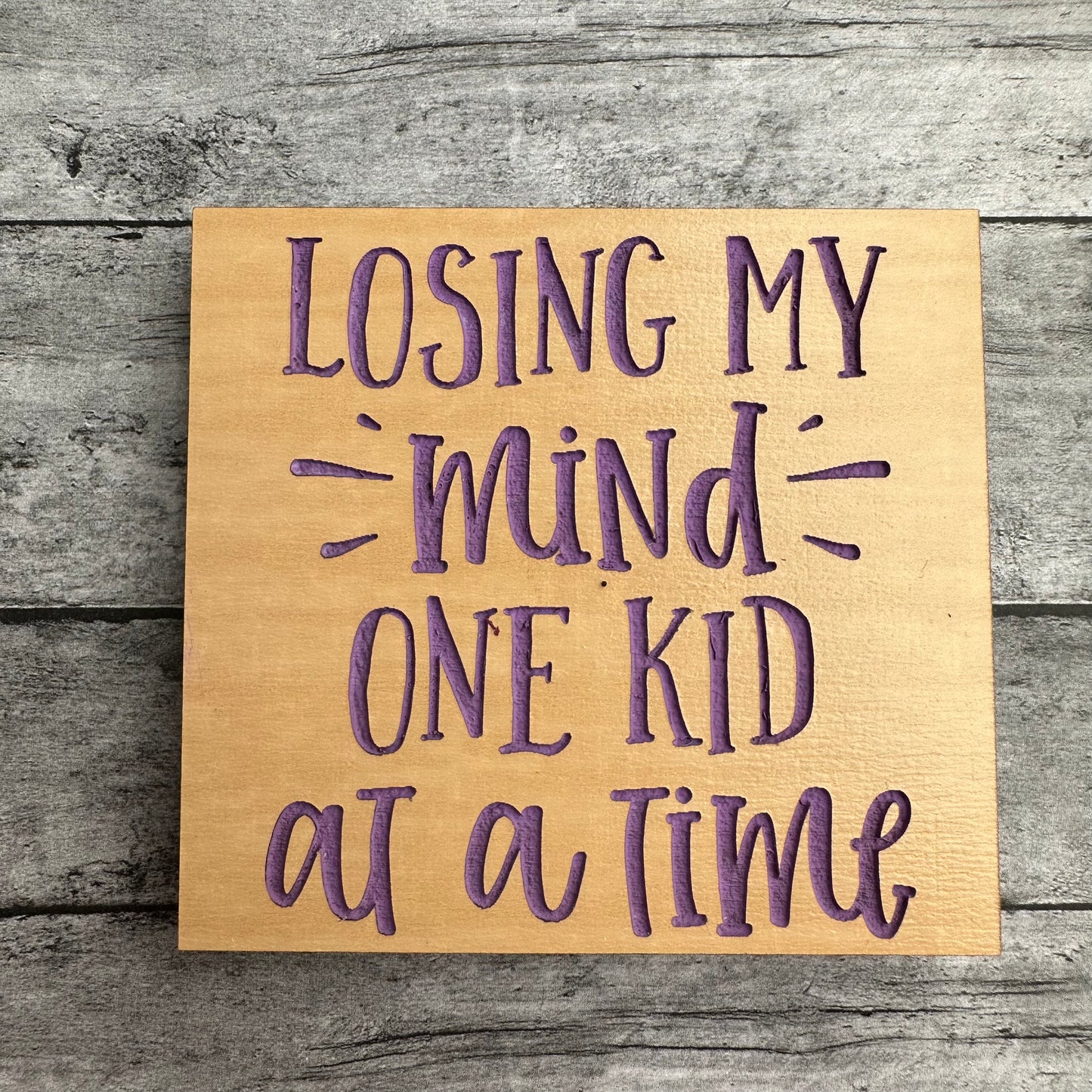Losing My Mind One Kid At A Time Magnet