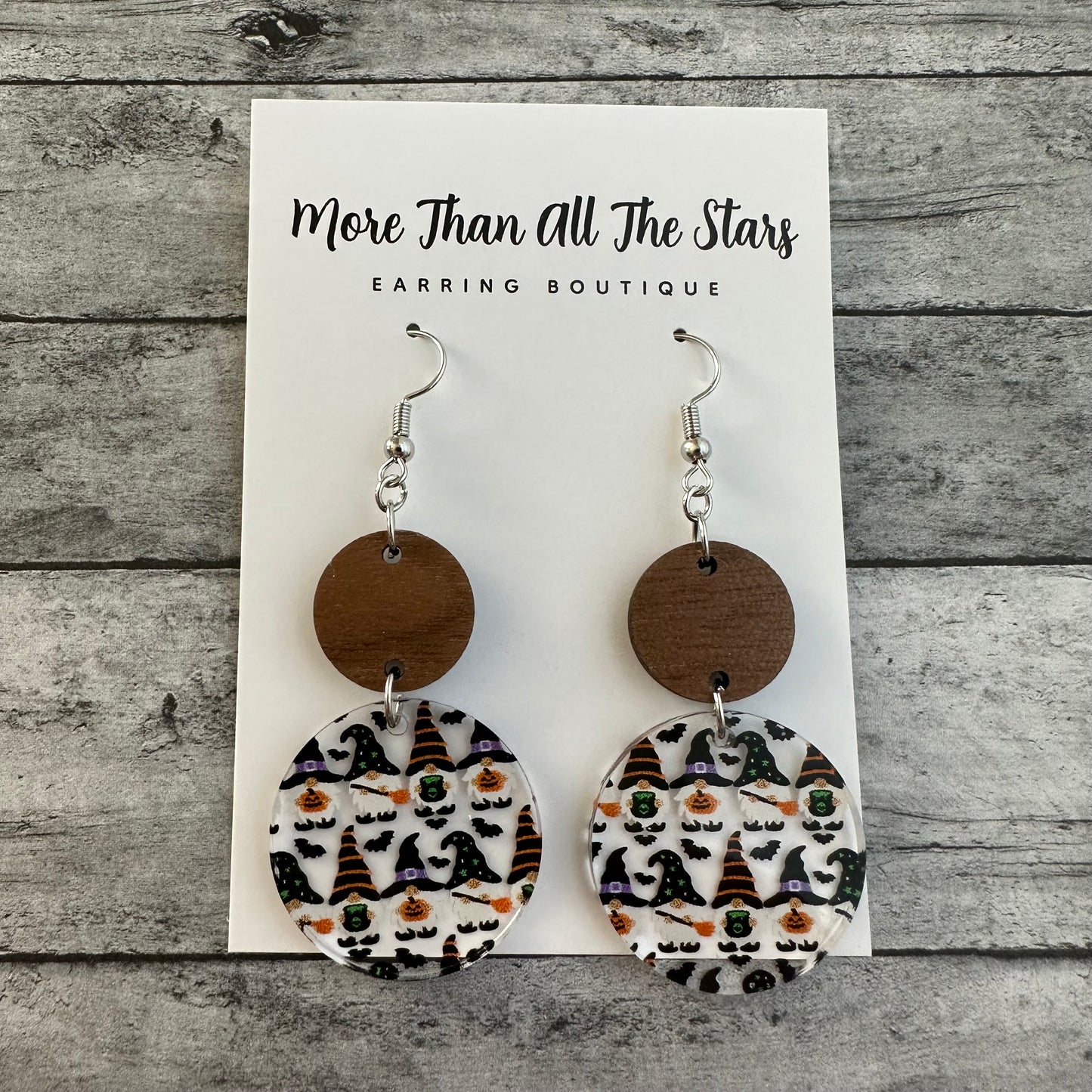 Halloween Gnome Earrings