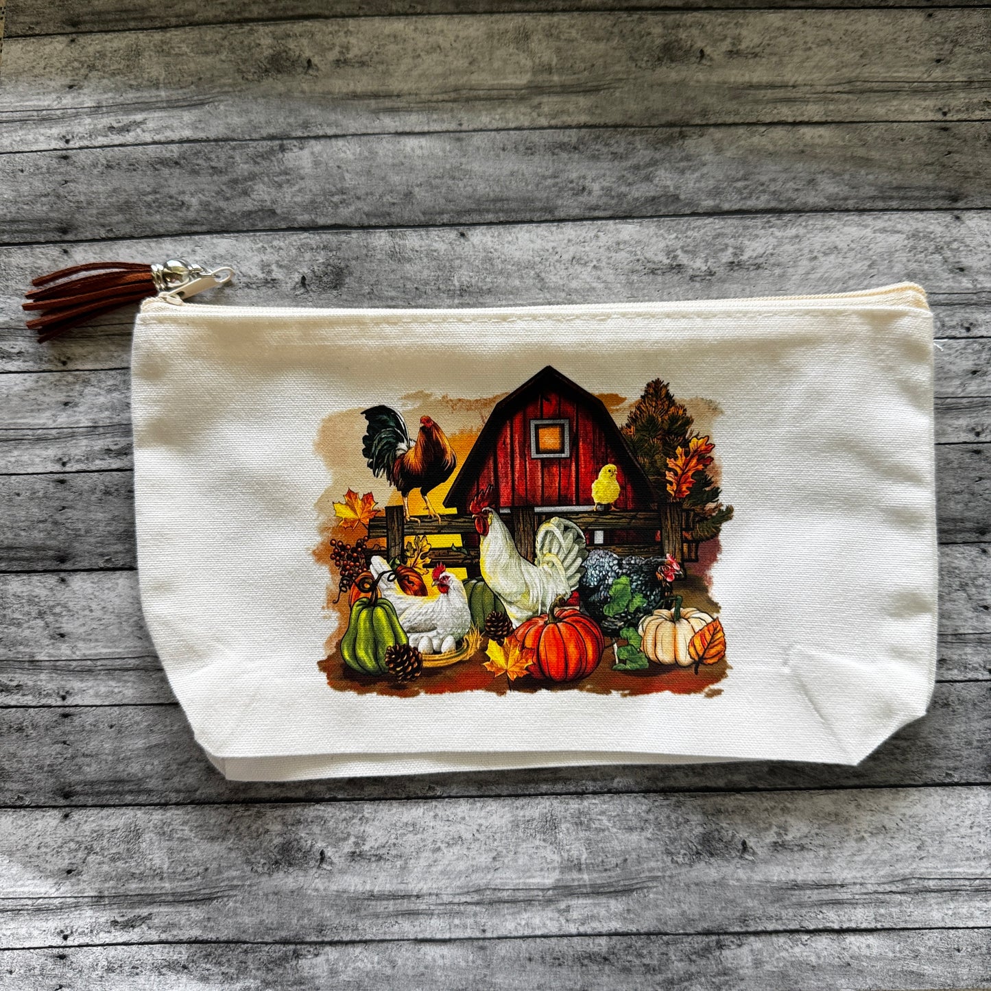 Farm Animals Zipper Pouch