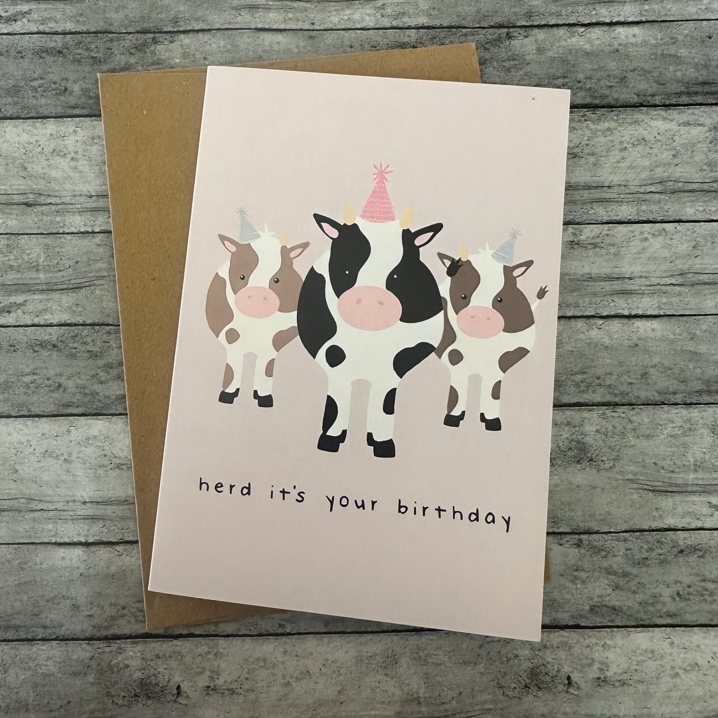 “Herd It’s Your Birthday” Greeting Card