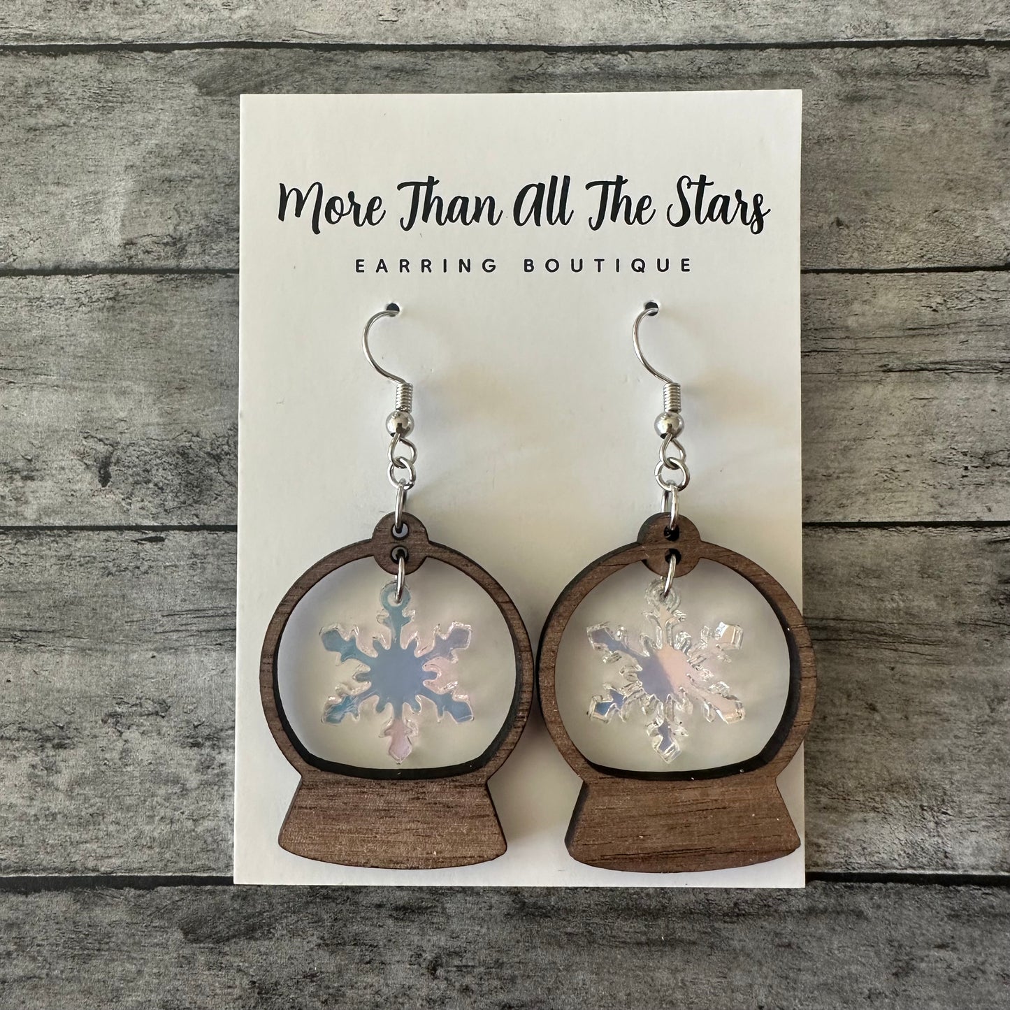 Snow Globe Earrings