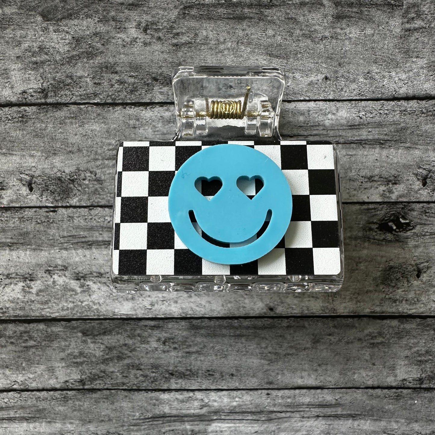 Smiley Face Claw Clip