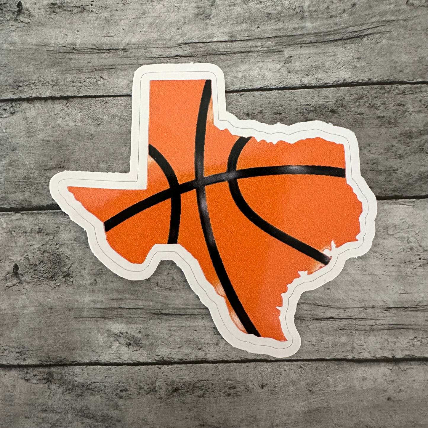 Texas Basketball Sticker