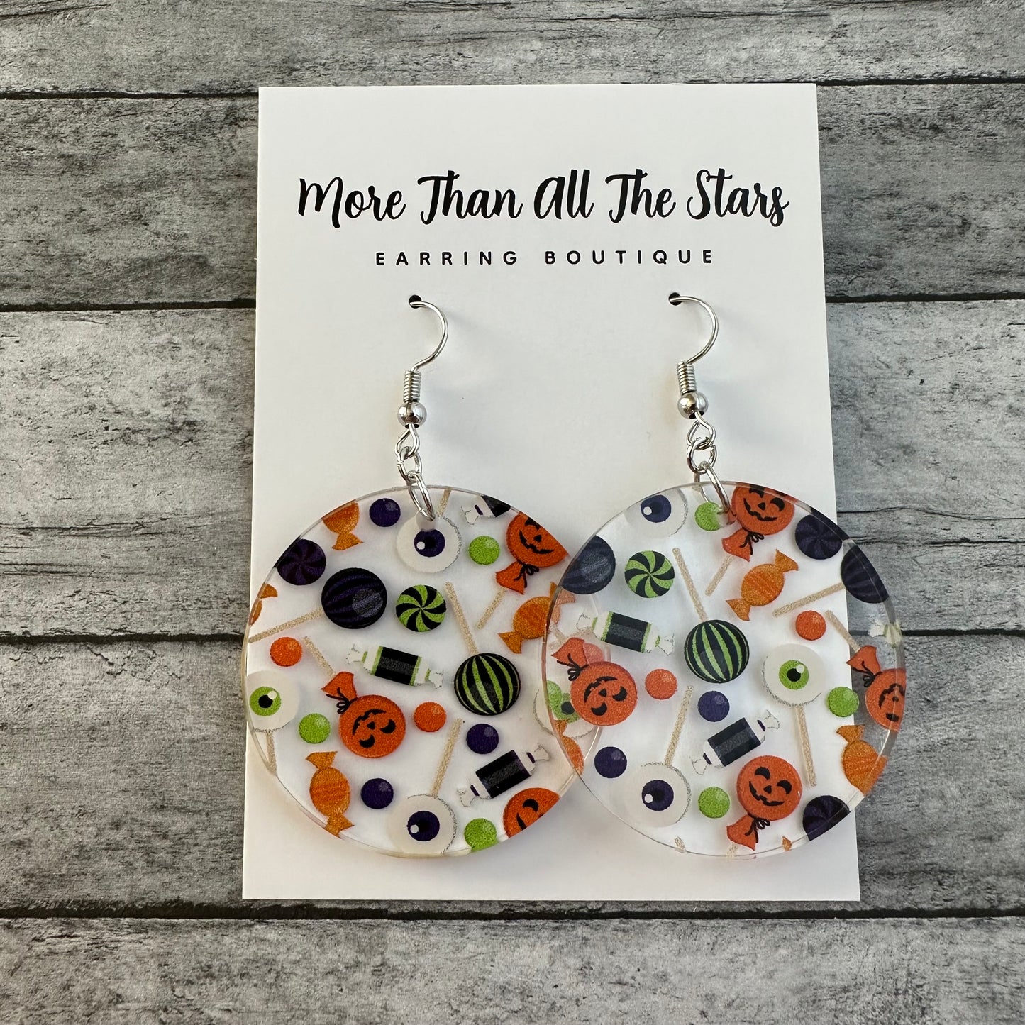 Halloween Candy Earrings