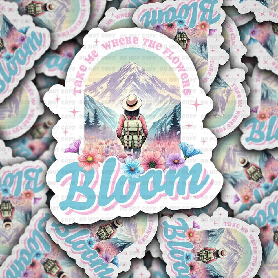 Take Me Where The Wildflowers Bloom Sticker
