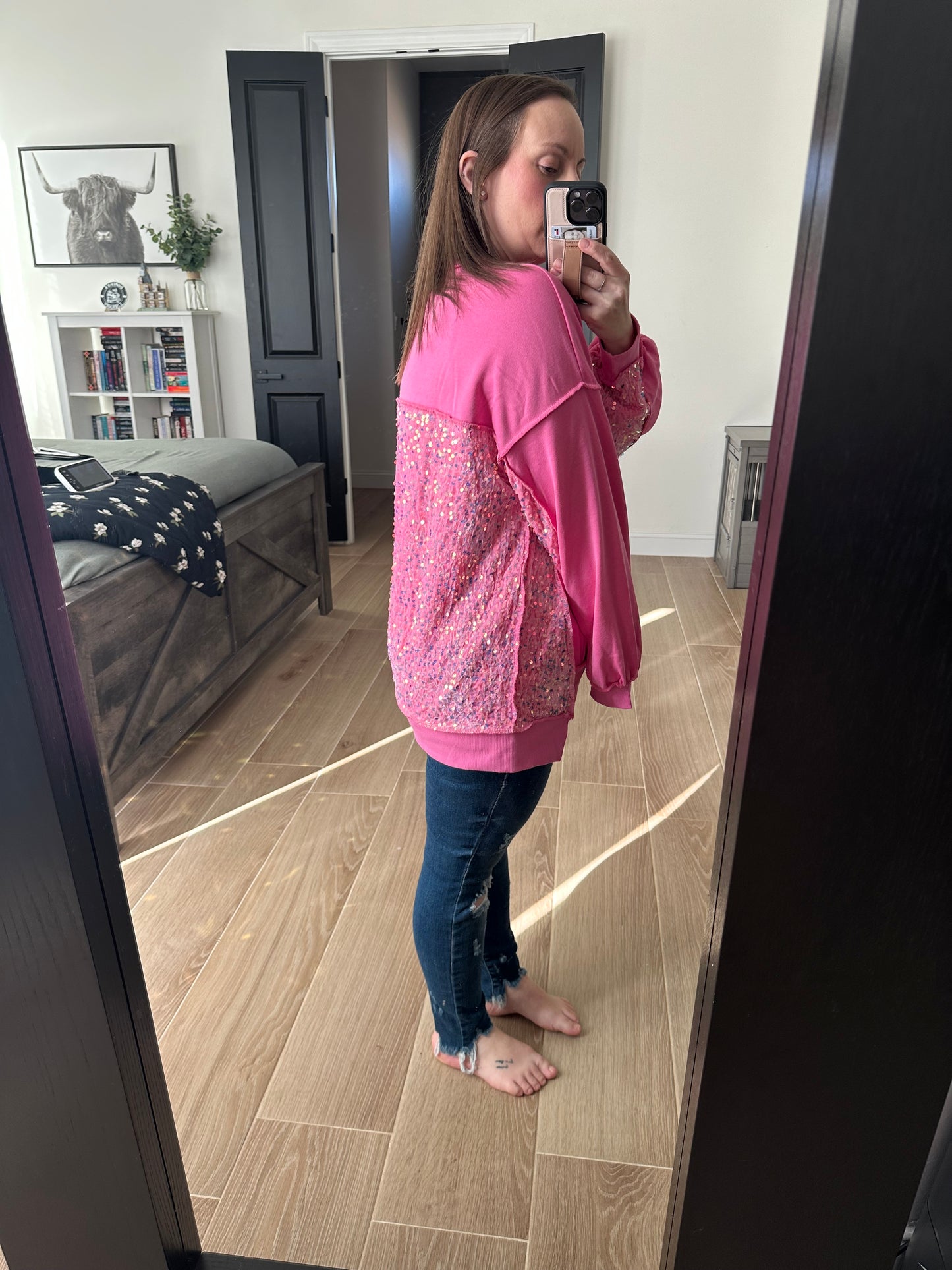 Pink Sparkle Top