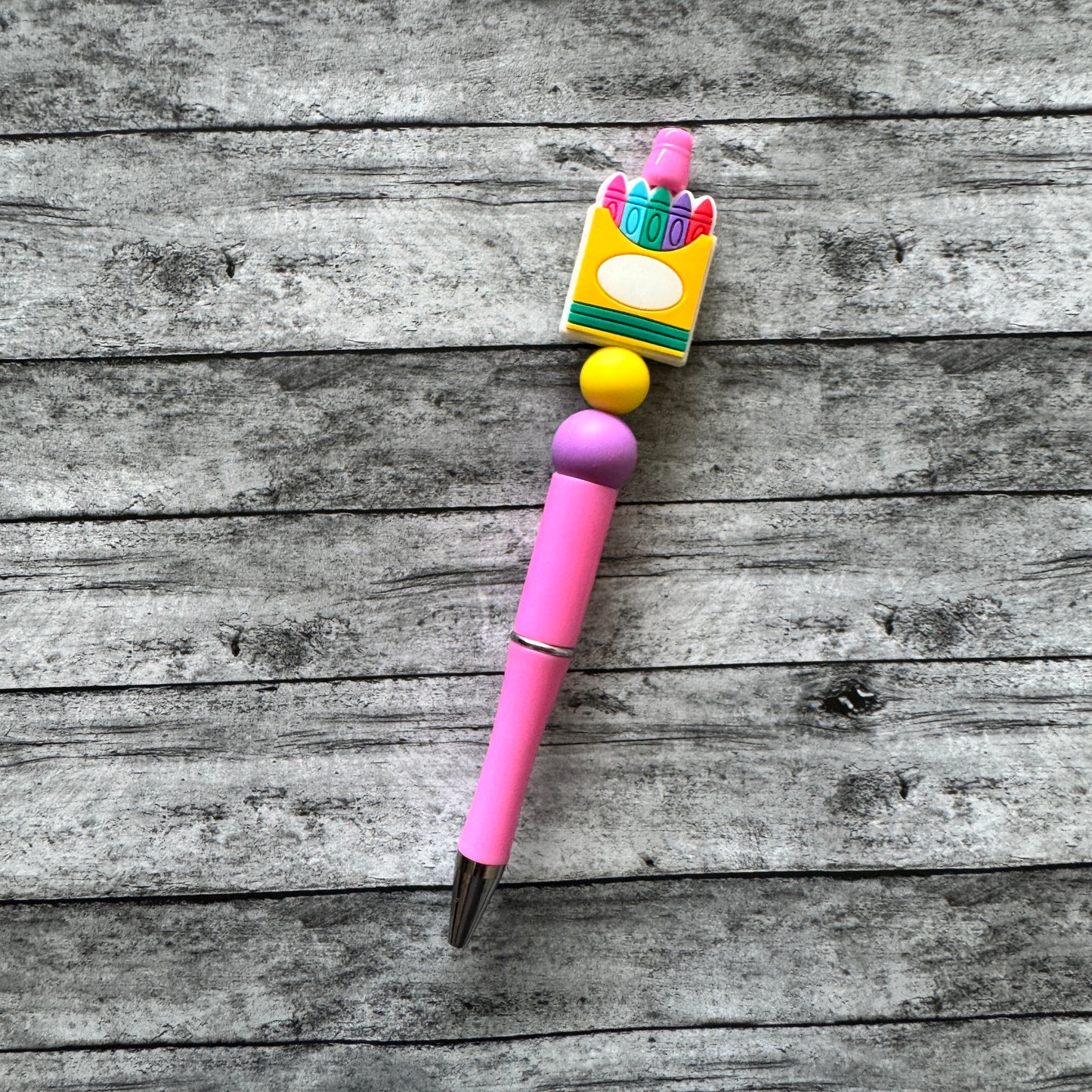 Crayon Box Beaded Pen