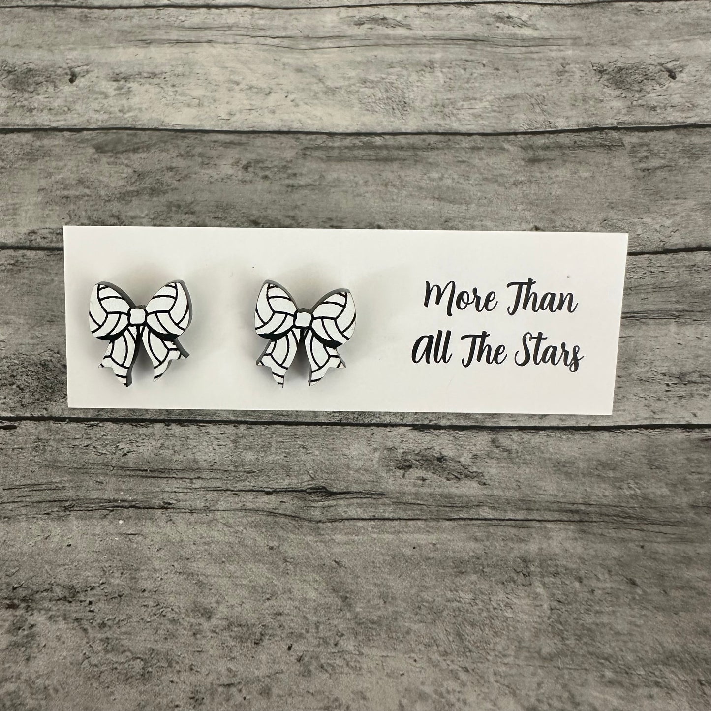 Volleyball Bow Stud