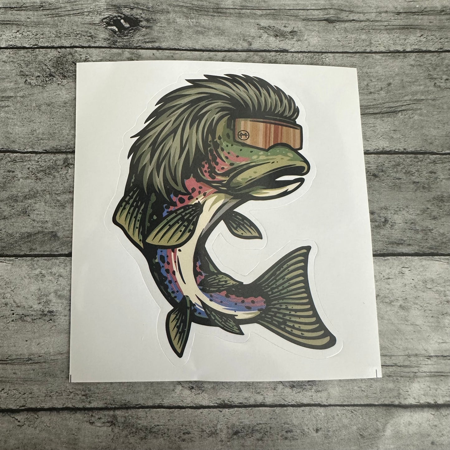 Cool Rainbow Trout Sticker