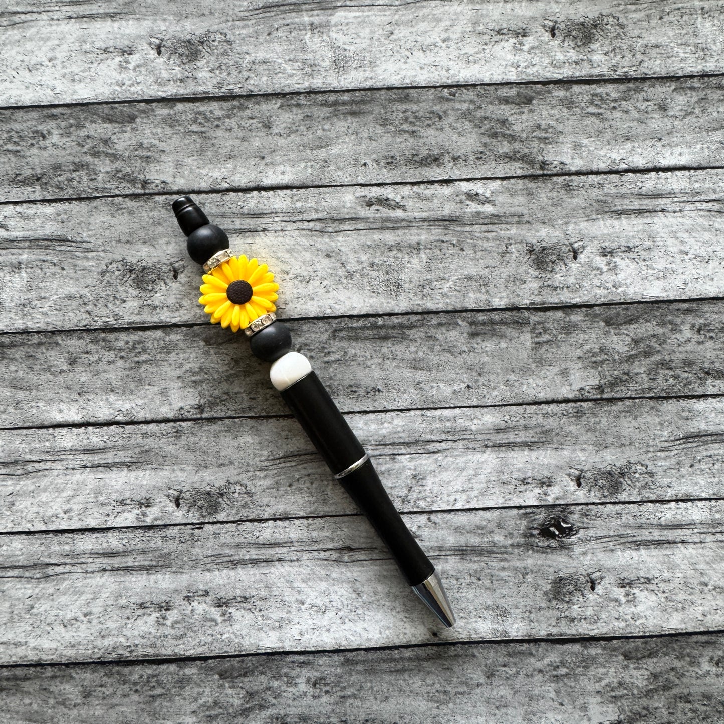 Sunflower Beaded Pen