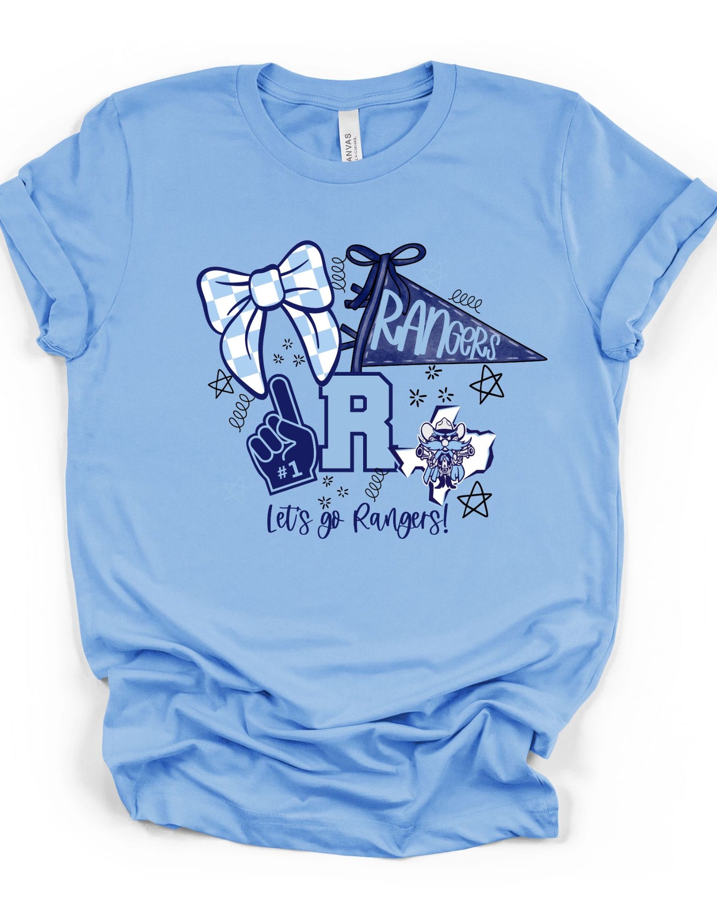 Let’s Go Rangers Mix T-Shirt