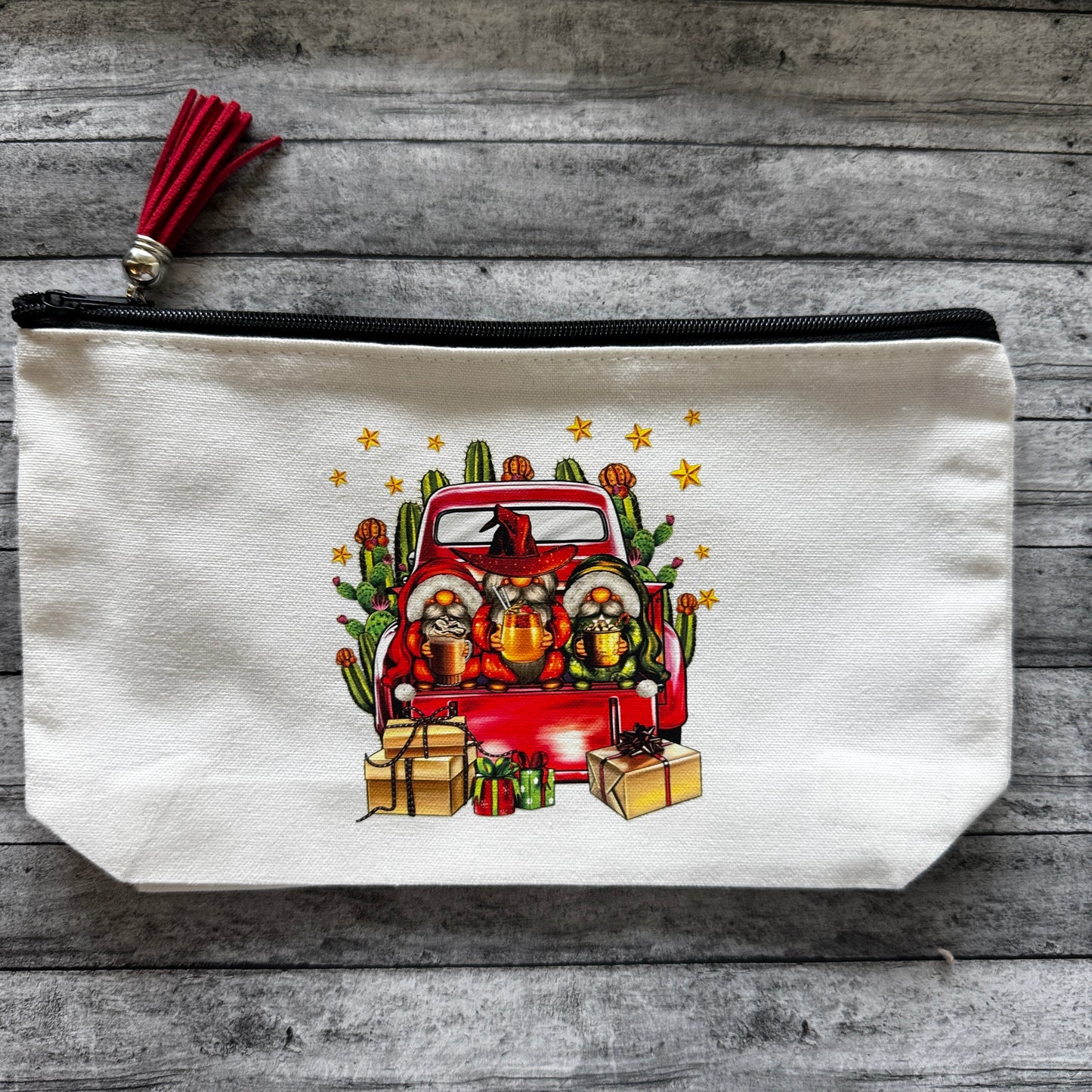Christmas Gnomes Zipper Pouch