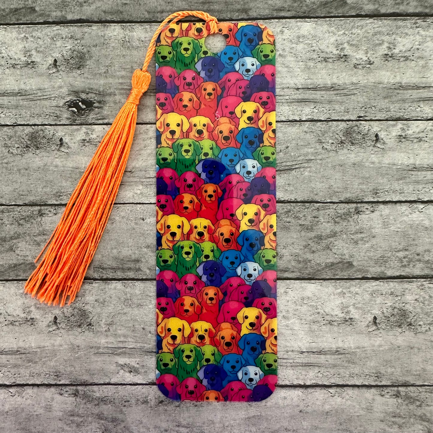 Rainbow Dogs Bookmark