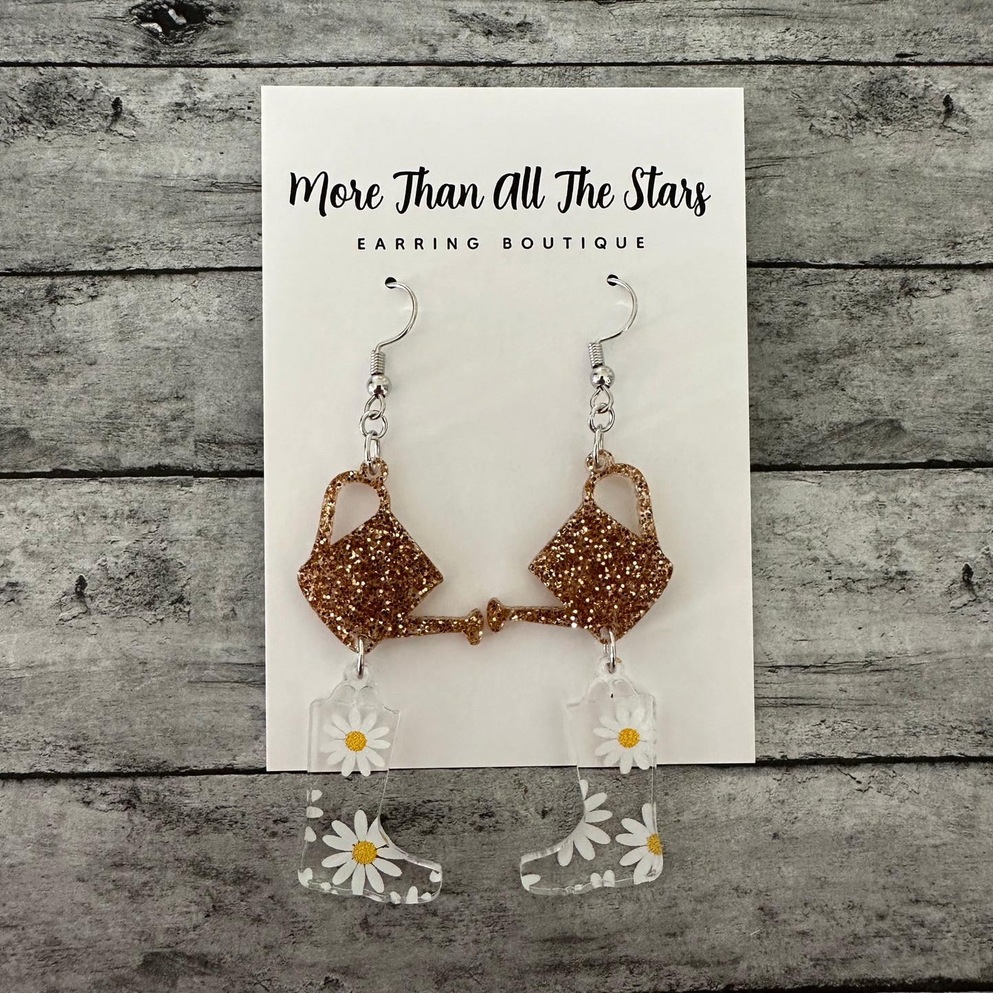 Spring Rain Boot Earrings