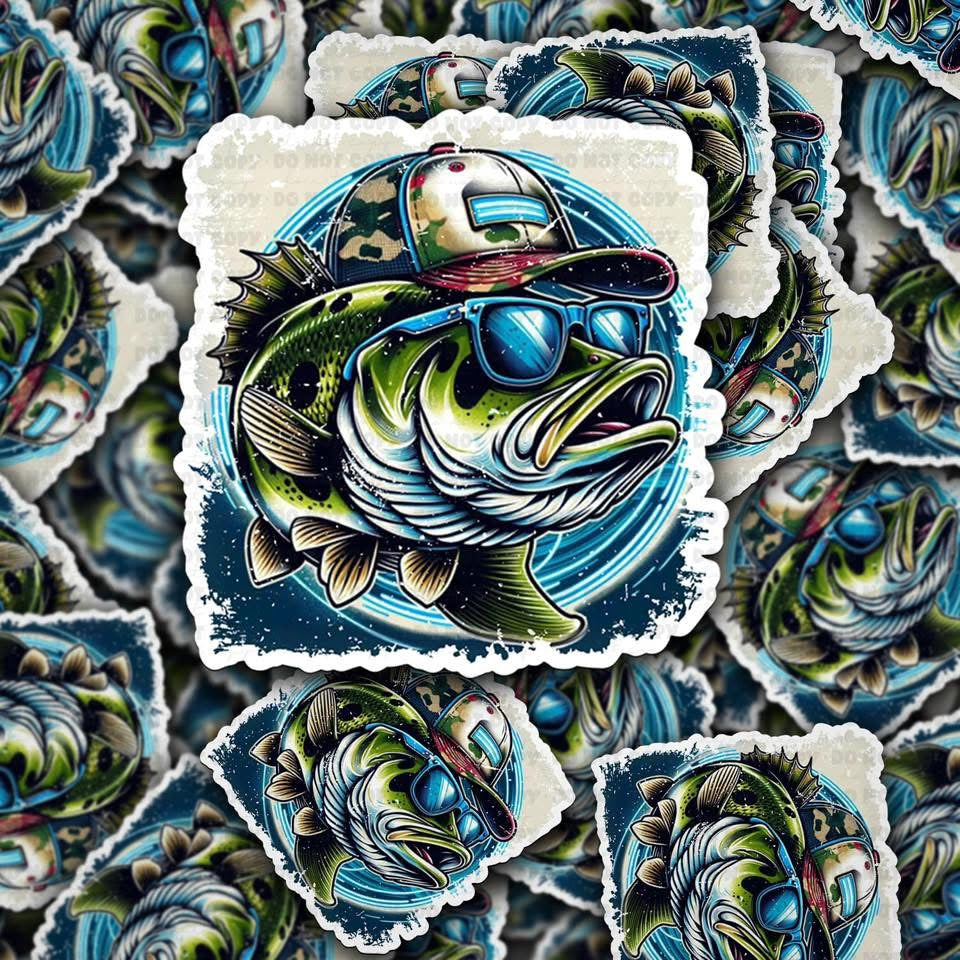 Cool Bass Sticker