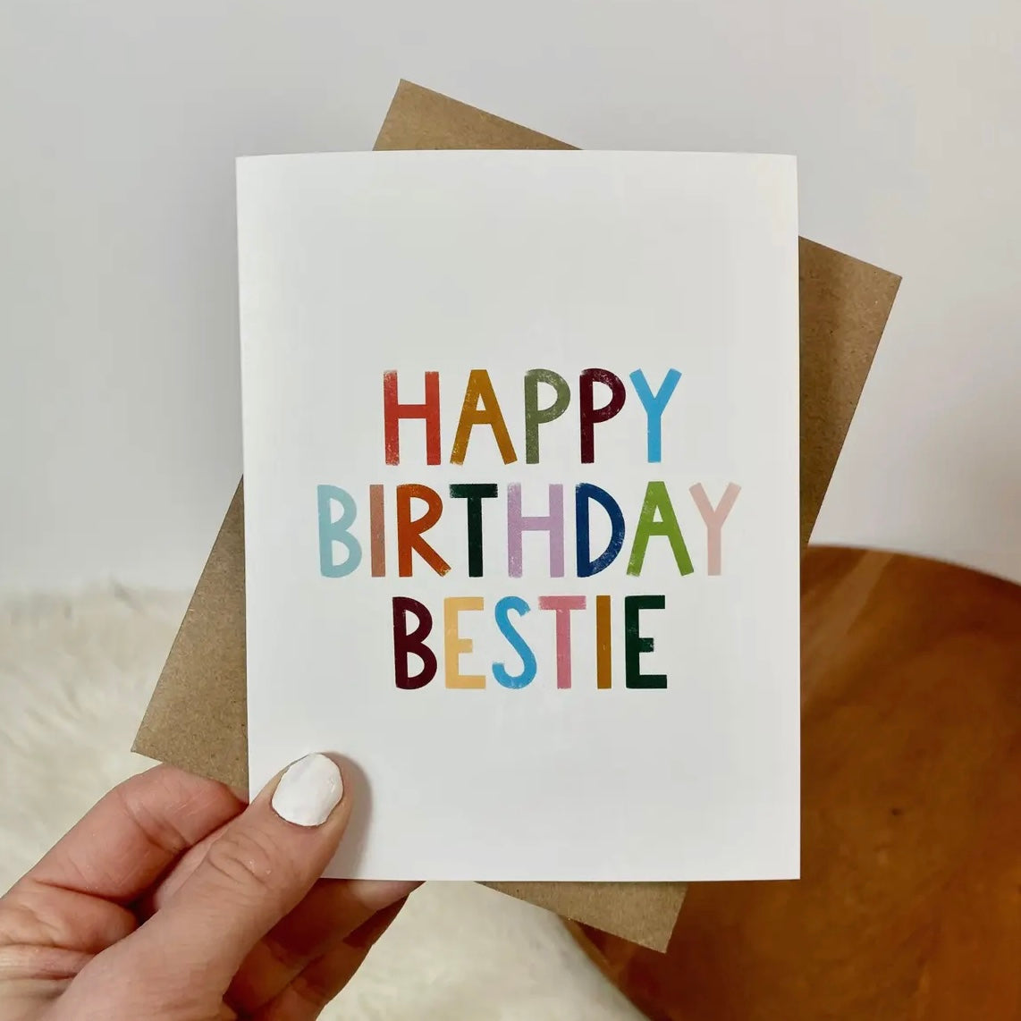 “Happy Birthday Bestie” Greeting Card