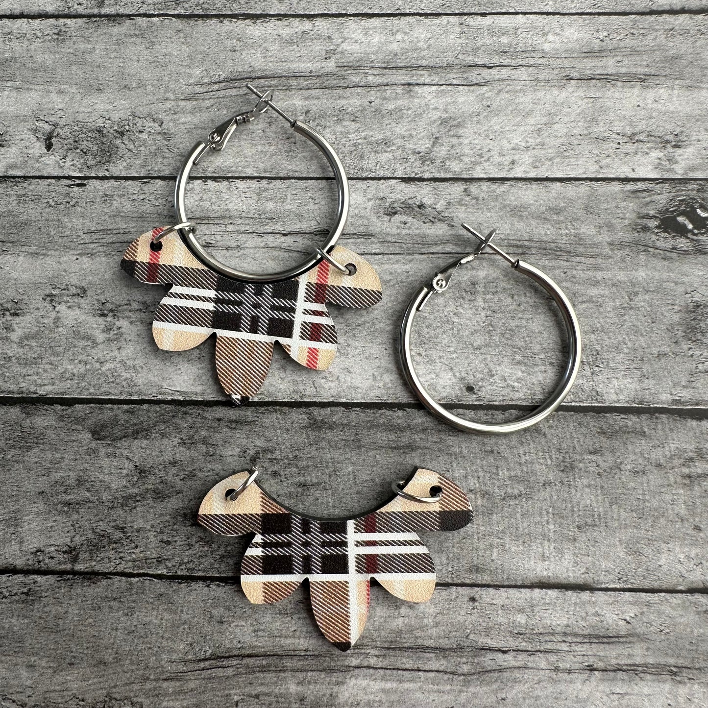Designer Plaid Interchangeable Hoop