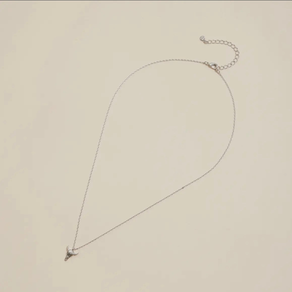 Longhorn Skull Necklace