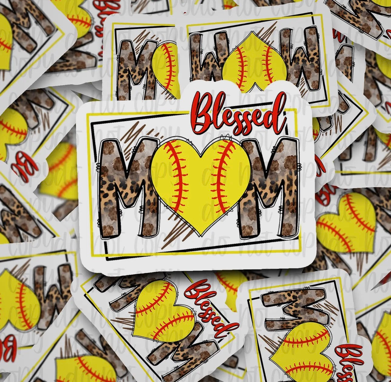 “Blessed Softball Mom”