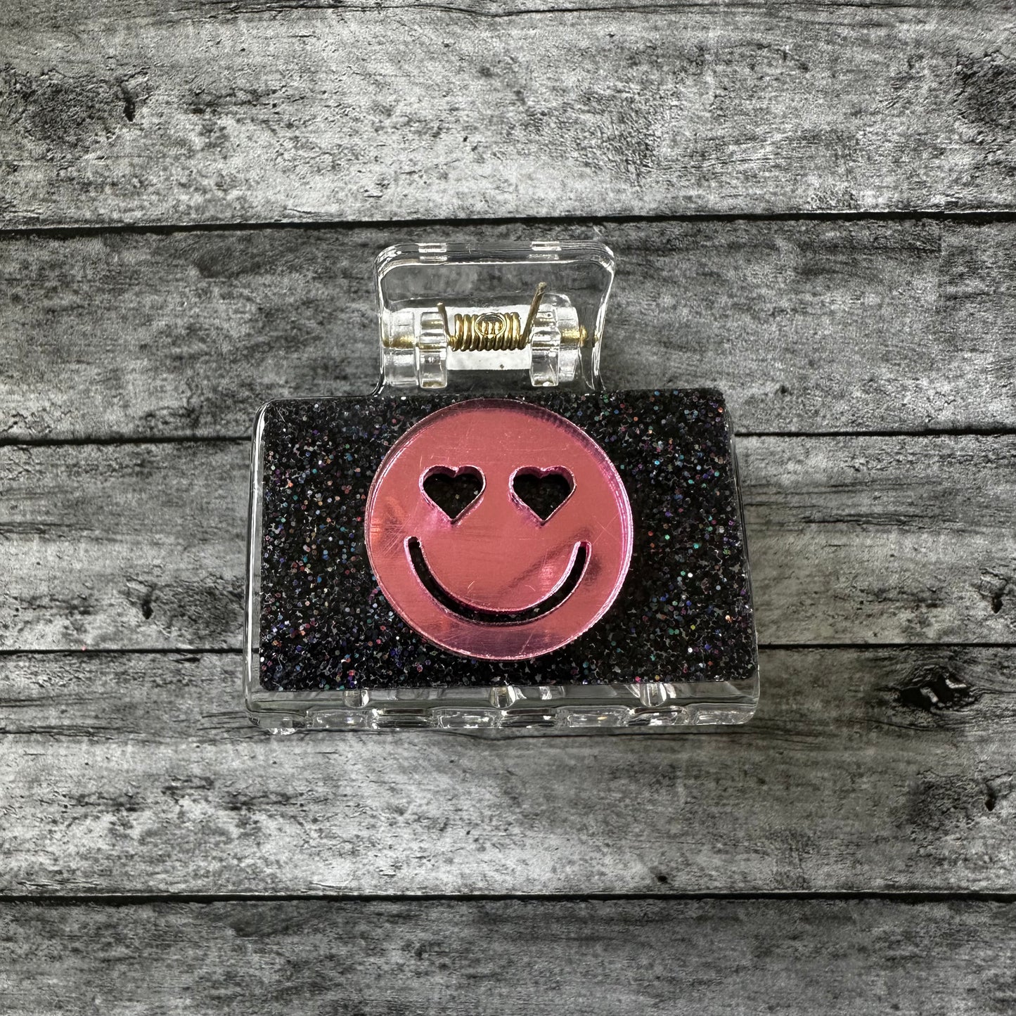 Smiley Face Claw Clip