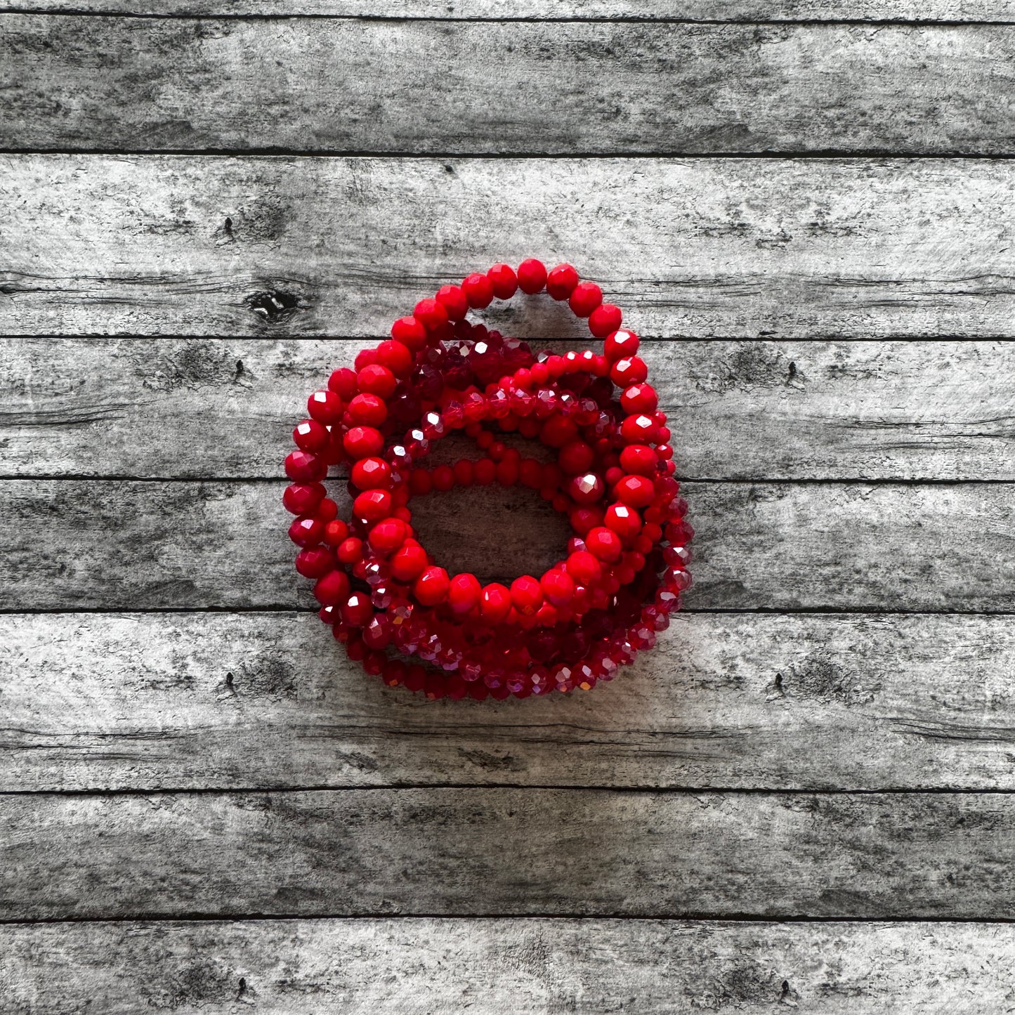 Red 9 Bracelet Set