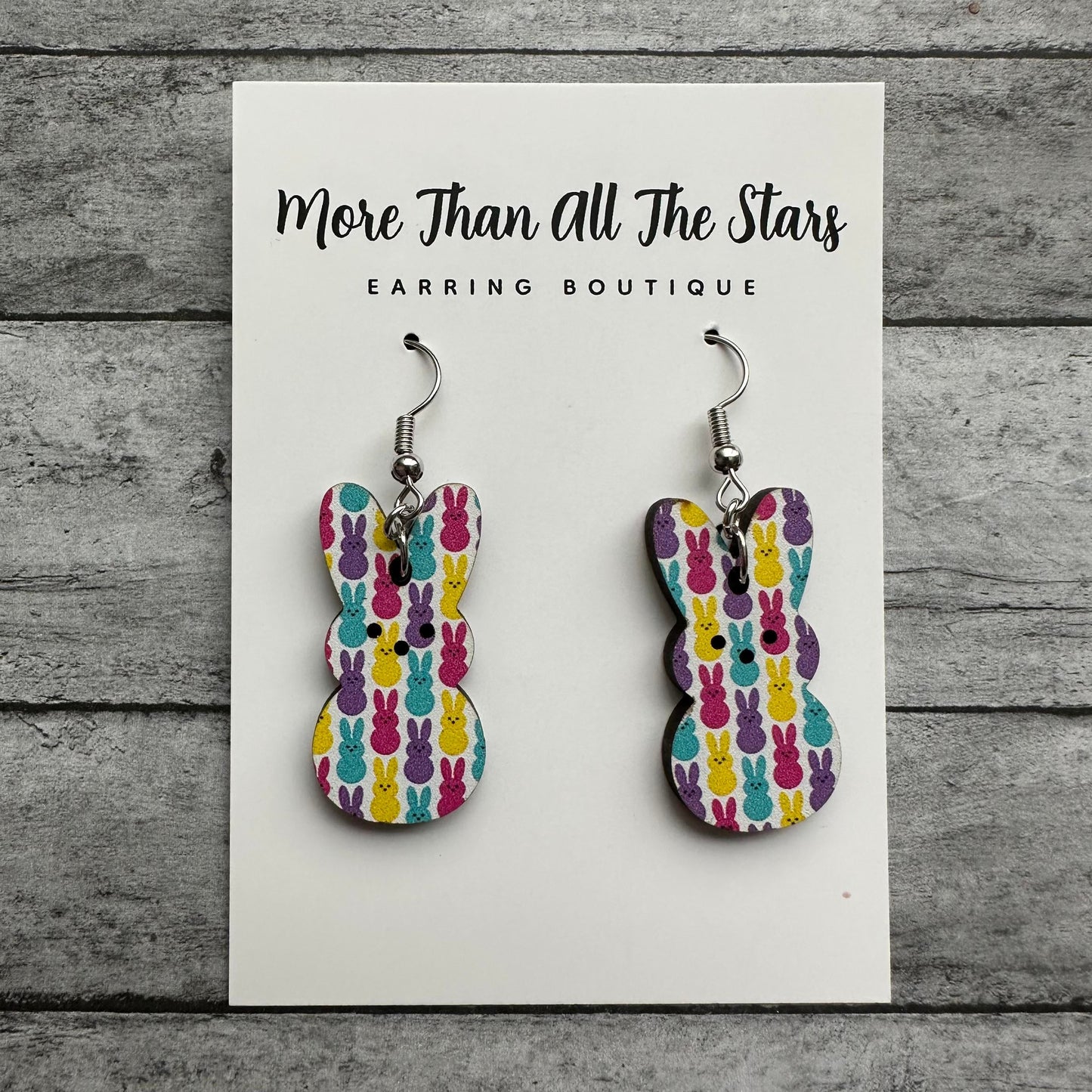 Easter Mini Peep Bunny Earrings