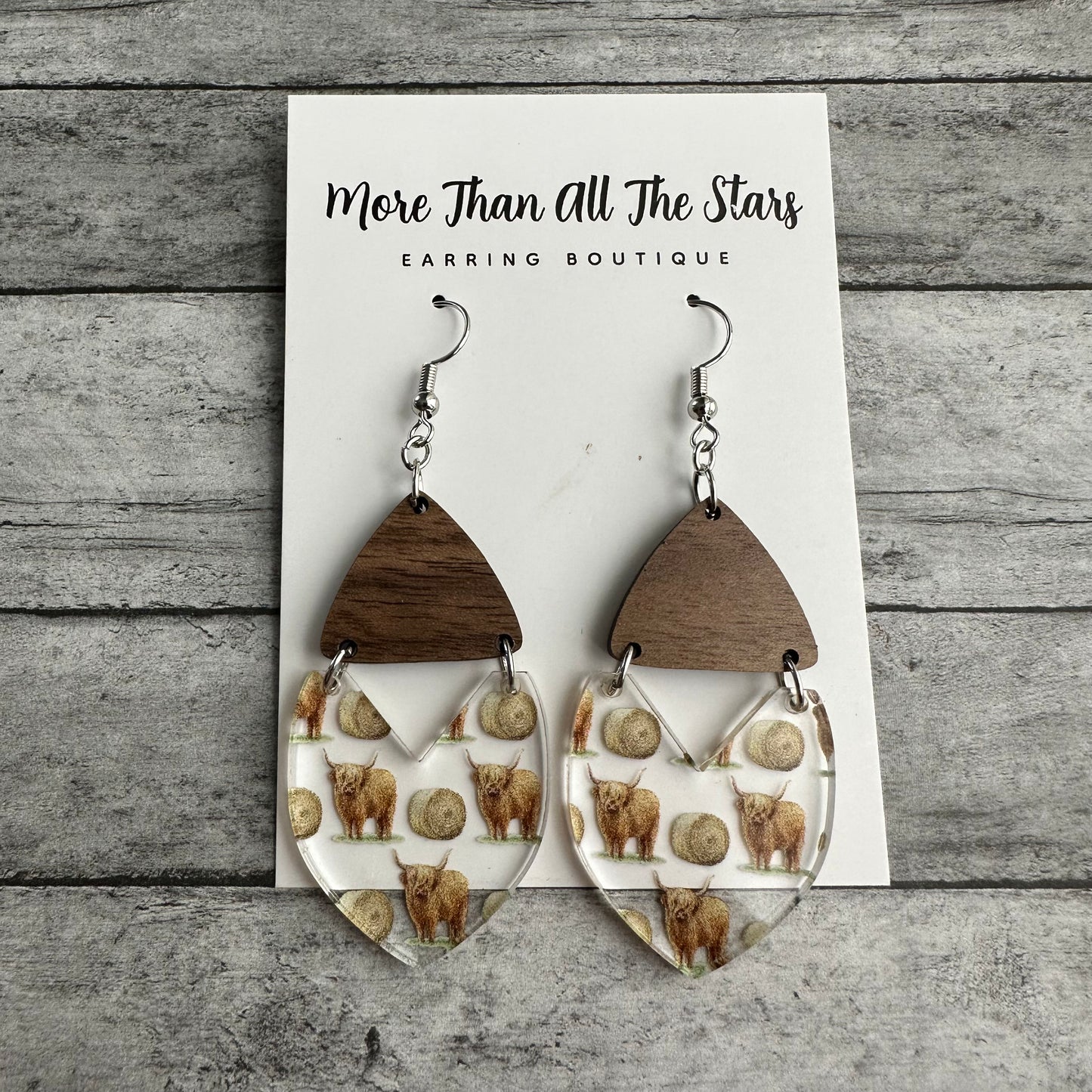 Highland Cow Hay Bale