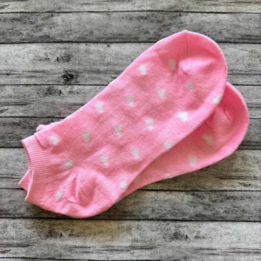 Women’s Pink Heart Socks