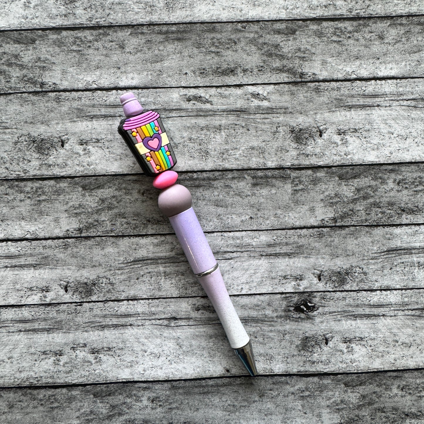 Colorful Coffee Beaded Pen