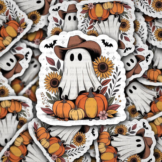 Cowboy Ghost Sticker
