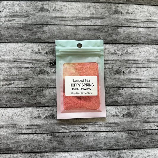 Hoppy Spring Loaded Tea Drink Mix (Peach, Strawberry)