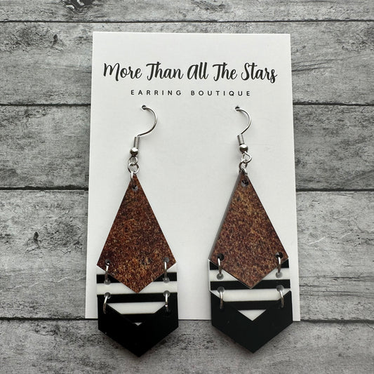 Layered Stripes Earrings