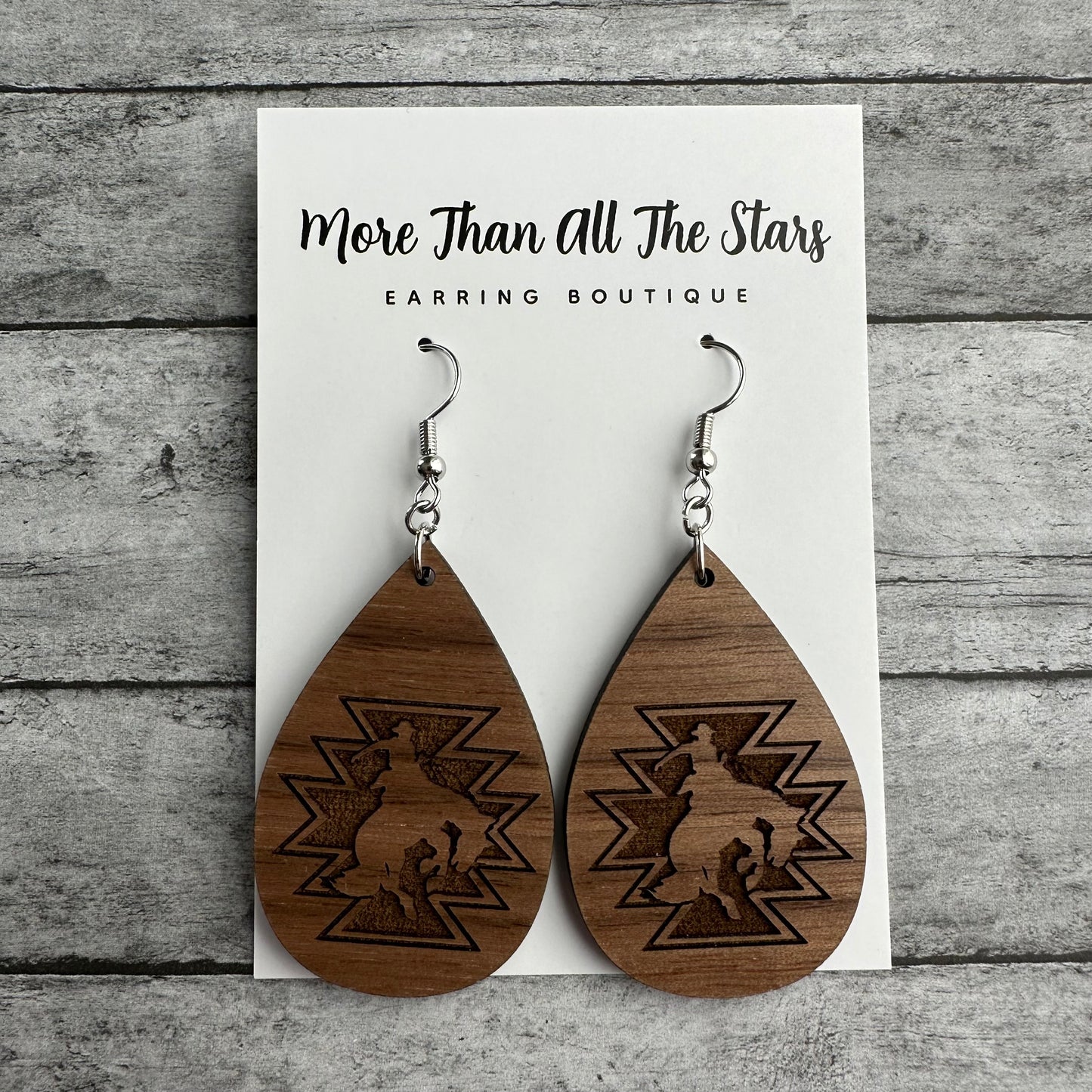 Rodeo Cowboy Earrings