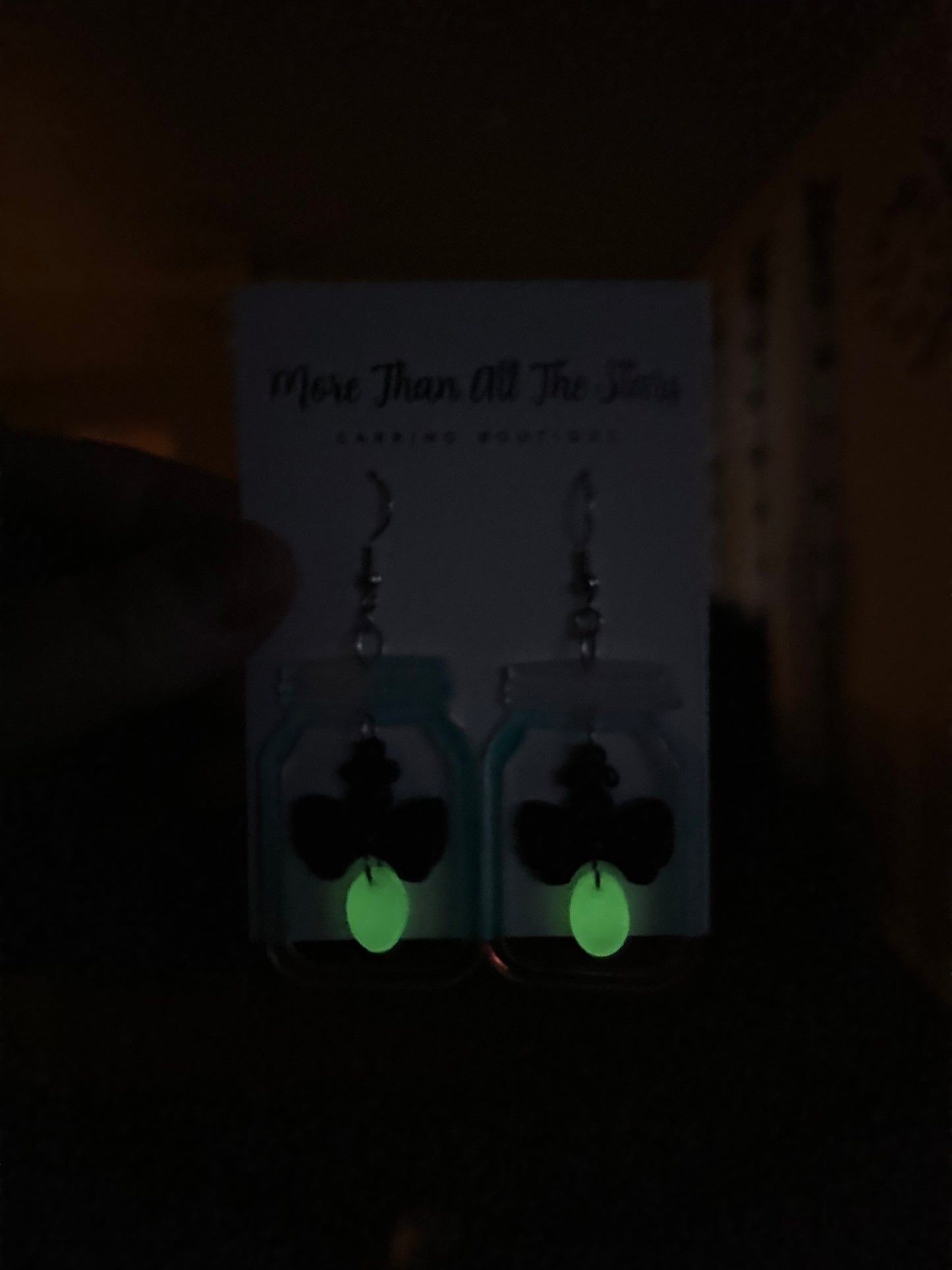 Glow In The Dark Firefly Earrings