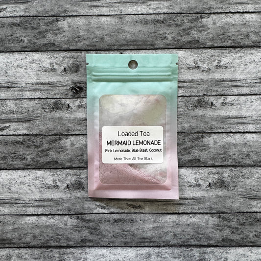 Mermaid Lemonade Loaded Tea Drink Mix (Pink Lemonade, Blue Blast, Coconut)