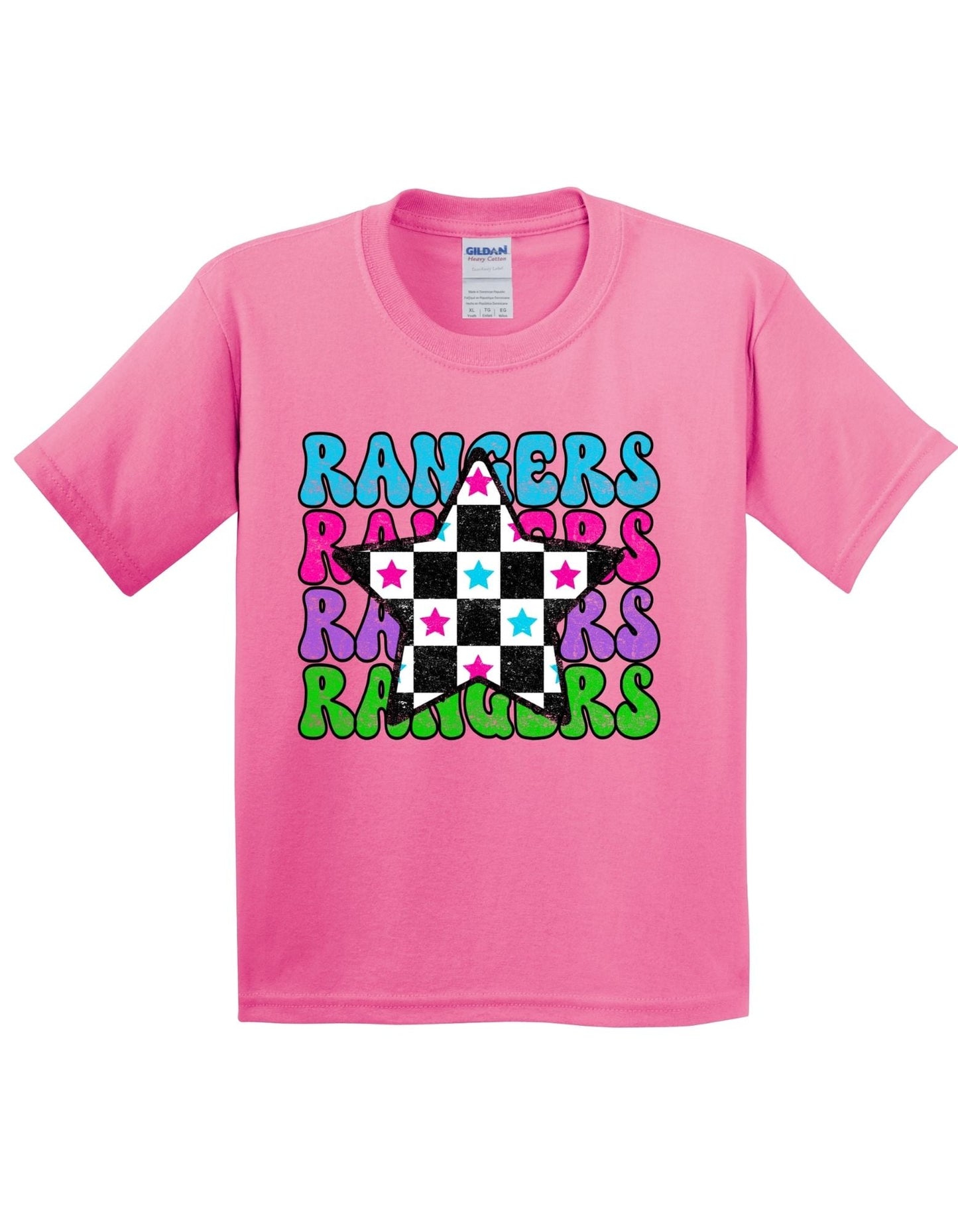 Pink Stars Ranger Youth T-Shirt