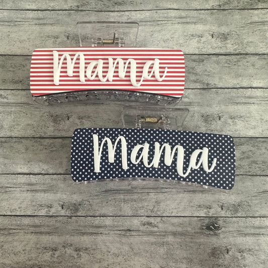 Double Sided Mama Claw Clip
