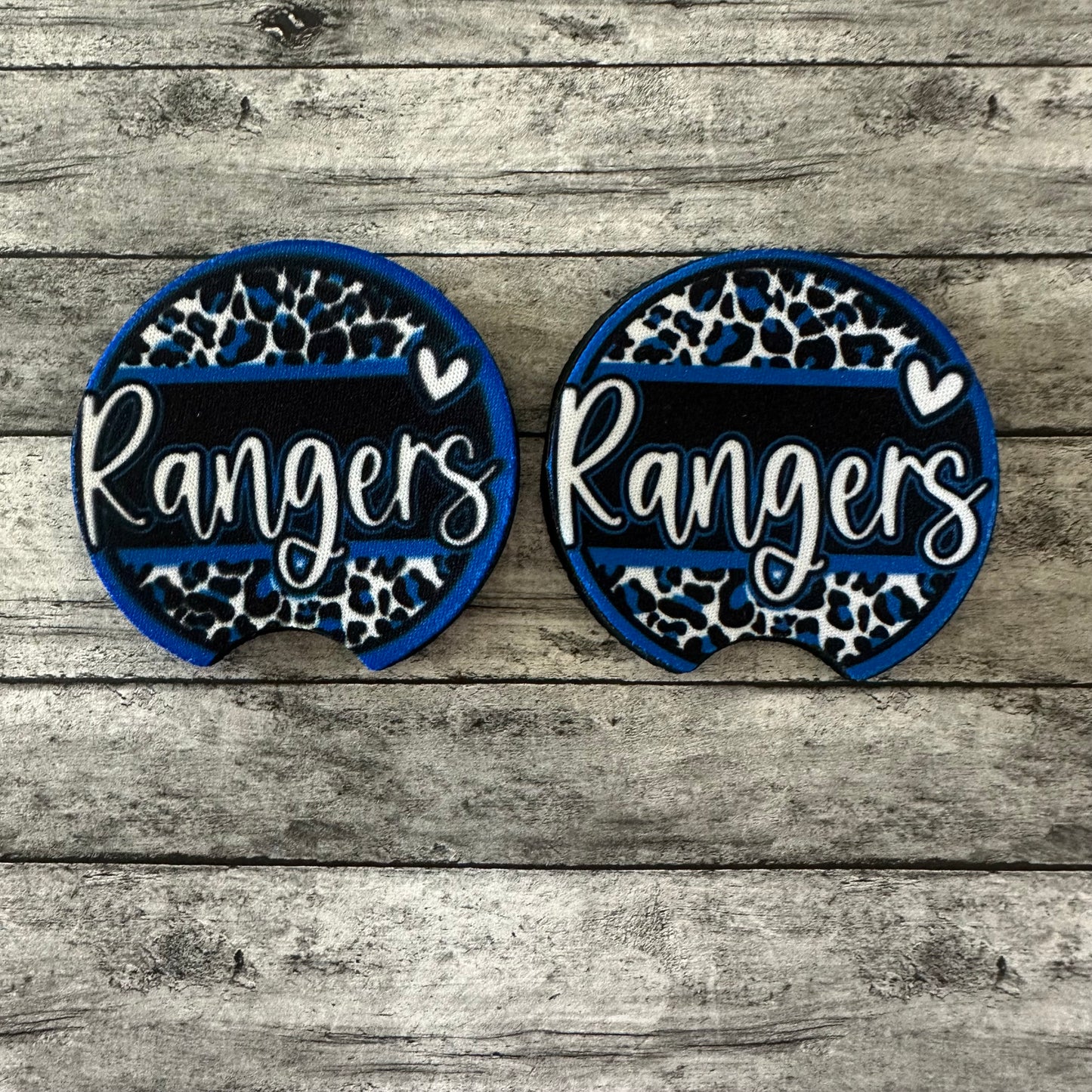 Leopard Ranger Neoprene Car Coaster