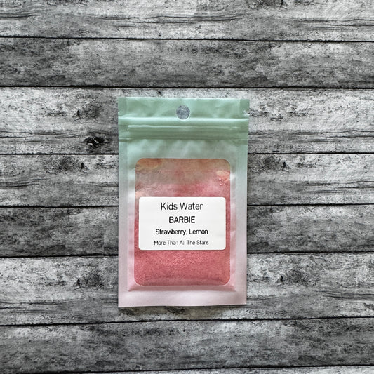 Barbie Kids Water Drink Mix (Strawberry, Lemon)