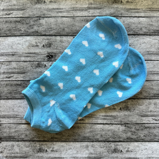 Women’s Teal Heart Socks