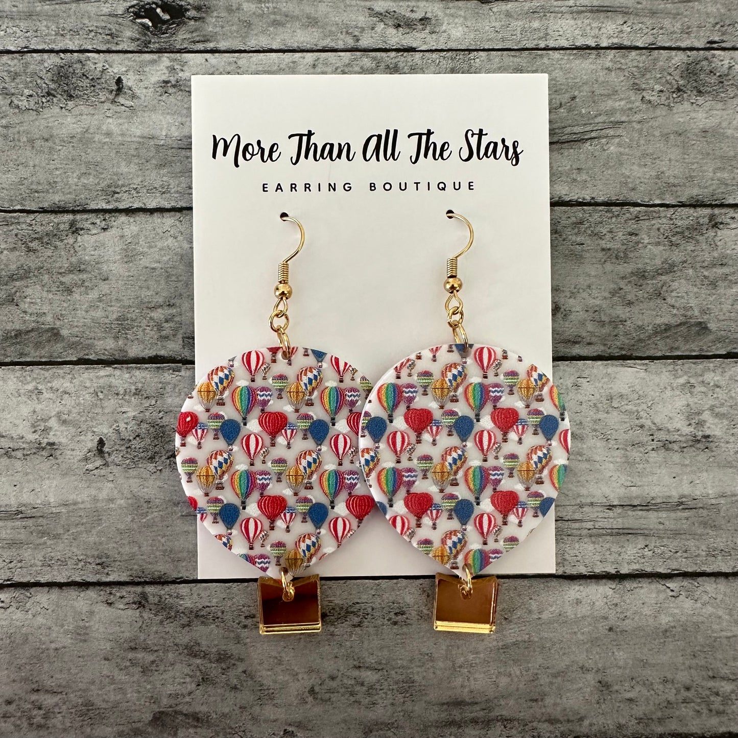Hot Air Balloon Earrings