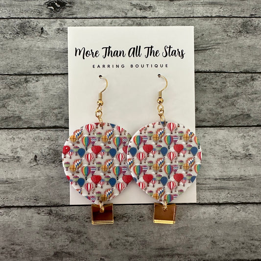 Hot Air Balloon Earrings