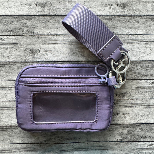 Dark Purple Wristlet Wallet