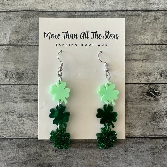 Shamrock Stack Earrings