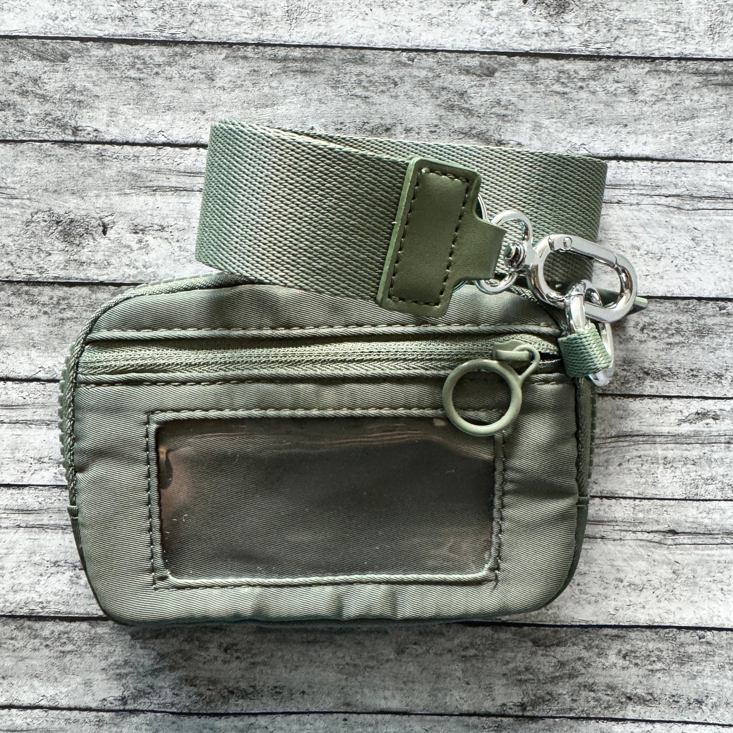 Green Wristlet Wallet