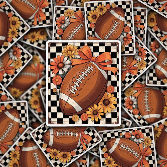 Fall Football Sticker